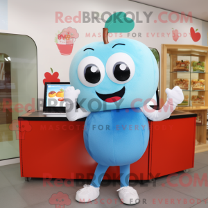 Postava maskota Sky Blue...