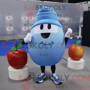 Sky Blue Apple mascotte...