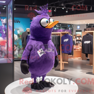 Lilla Blackbird maskot...