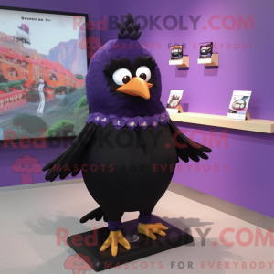 Lilla Blackbird maskot...