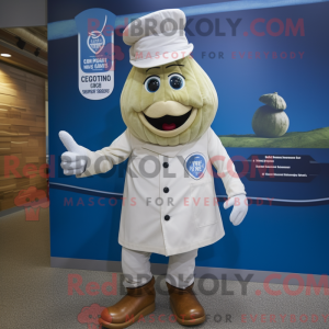 Cream Onion mascot costume...