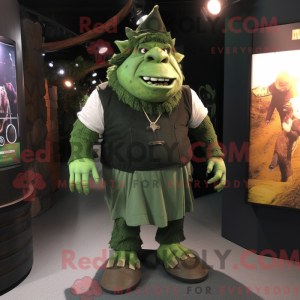Forest Green Ogre máscara...