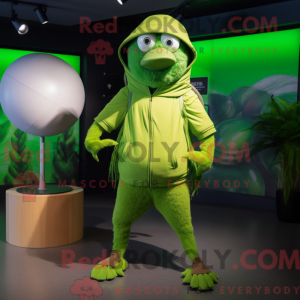 Limegrønn...
