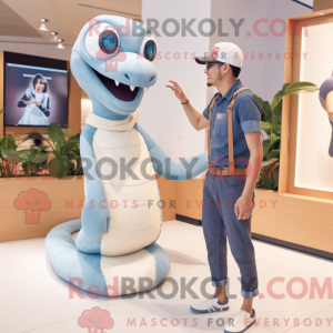 White Snake mascot costume...