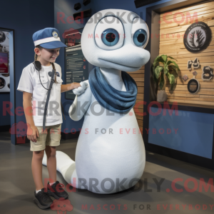 White Snake mascot costume...