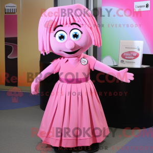 Pink Pink maskot kostume...