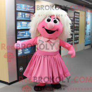 Pink Pink maskot kostume...