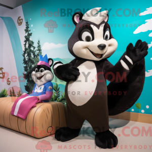 Skunk maskot kostume...
