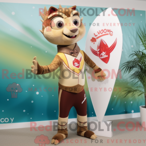 Tan Arrow Of Love mascot...