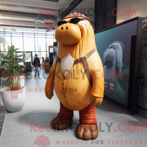 Rust Walrus mask drakt...