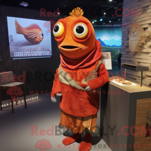 Postava maskota Rust Fish...