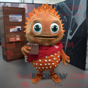 Maskotdraktfigura Rust Fish...