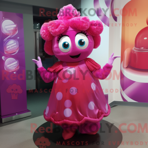 Disfraz de mascota Magenta...