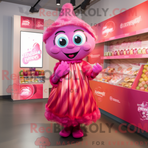 Disfraz de mascota Magenta...