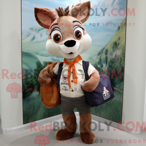 Hirsch Maskottchen Kostüm...