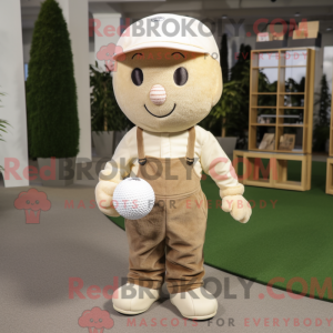 Beige golfbal...