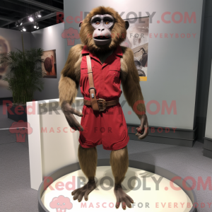 Postava maskota Rust Baboon...