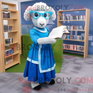 Blue Sheep-maskotdraktfigur...