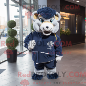 Navy Buffalo mascot costume...