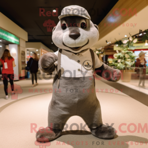 Disfraz de mascota Grey...