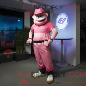 Rosa Gyro máscara kostyme...