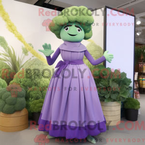 Lavendel-Brokkoli-Maskottch...