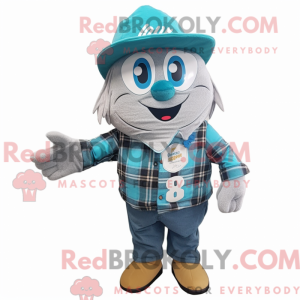 Disfraz de mascota de Cyan...