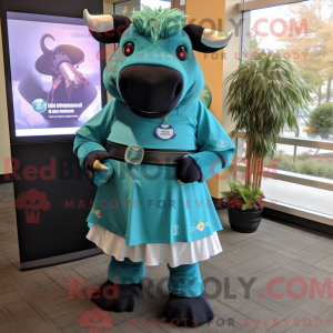 Disfraz de mascota Teal...