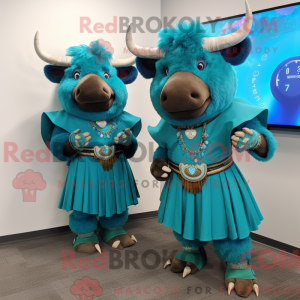 Disfraz de mascota Teal...