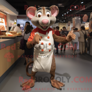 Brun Ratatouille maskot...