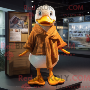 Rust Duck maskot drakt...