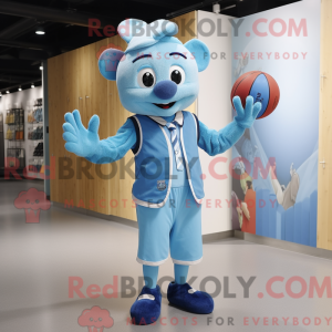 Postava maskota Sky Blue...