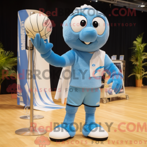 Postava maskota Sky Blue...