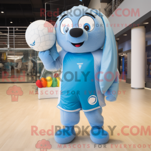 Postava maskota Sky Blue...