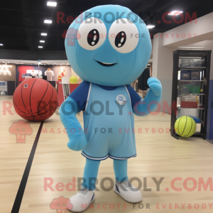 Postava maskota Sky Blue...
