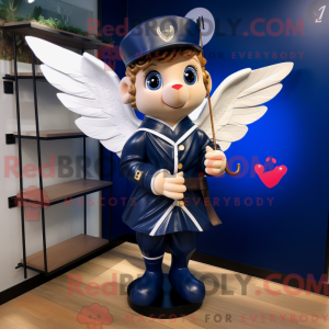 Navy Cupid maskot kostume...