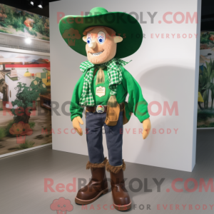 Forest Green Cowboy máscara...