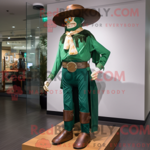 Forest Green Cowboy maskot...