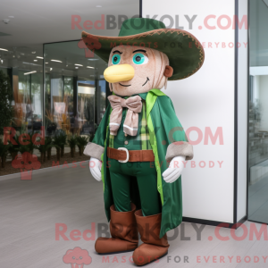 Forest Green Cowboy maskot...