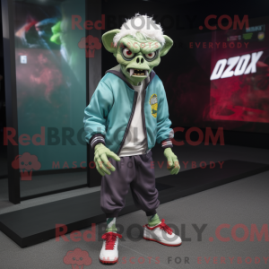 Máscara de zumbi com...