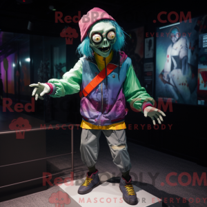 Máscara de zumbi com...