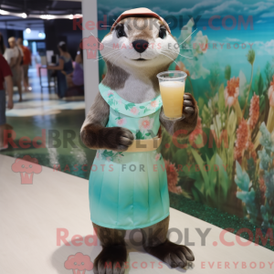 Oter maskot drakt karakter...
