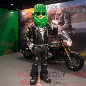 Green Irish Flag mascot...