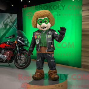 Green Irish Flag mascot...