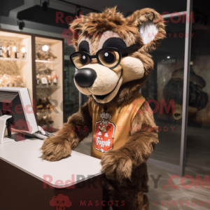 Costume mascotte de Brown...