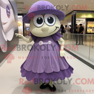 Disfraz de mascota Purple...
