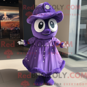 Disfraz de mascota Purple...