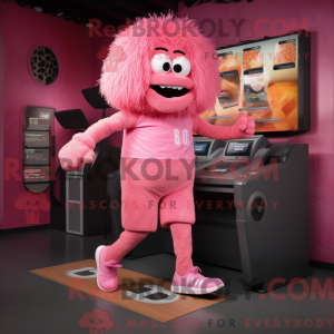 Maskottchenkostüm Pink...