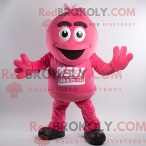 Pink Spaghetti mascot...
