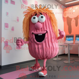 Pink Spaghetti mascot...